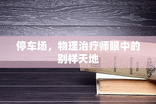 停车场，物理治疗师眼中的别样天地