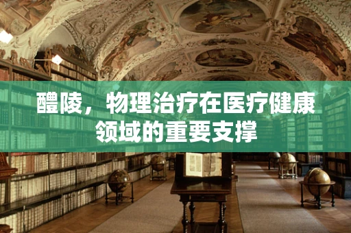 醴陵，物理治疗在医疗健康领域的重要支撑