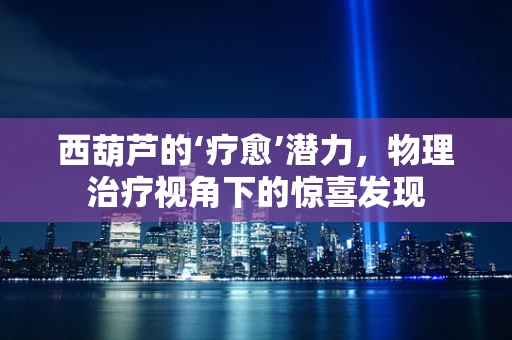 西葫芦的‘疗愈’潜力，物理治疗视角下的惊喜发现
