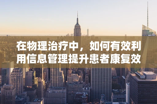 在物理治疗中，如何有效利用信息管理提升患者康复效率？