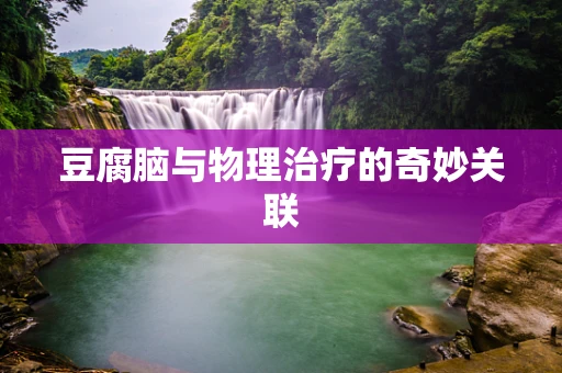 豆腐脑与物理治疗的奇妙关联